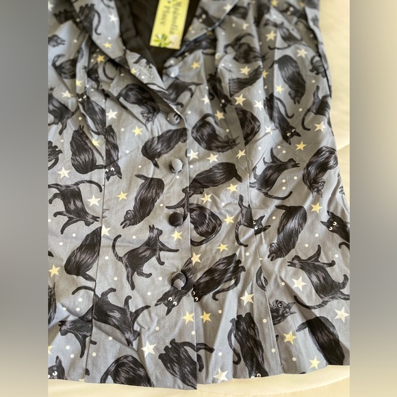 Unique Vintage x Magnolia Place Spooky Cat Top and Skirt Set (both are size M) - Picture 4 of 5